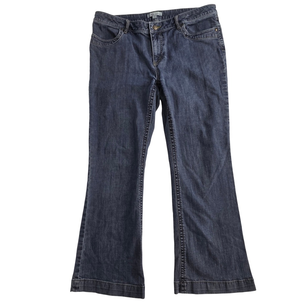 Cabi Jeans Womens 14 Dark Wash Contemporary Fit Bootcut Denim Blue Pants